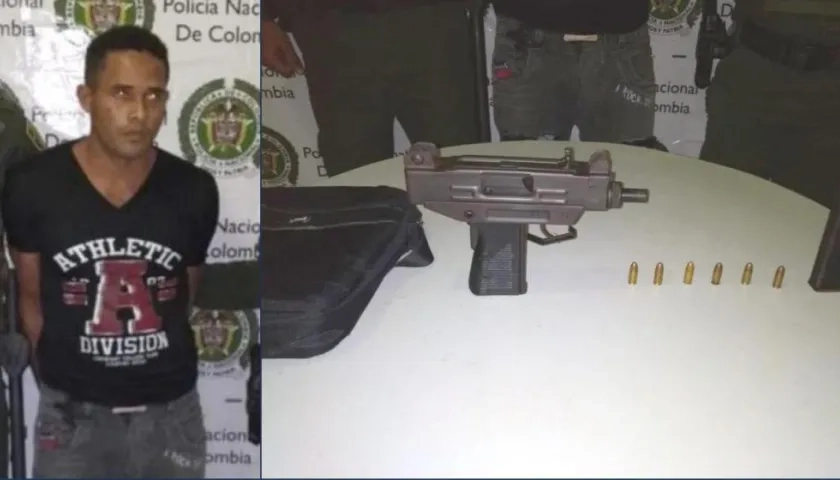 Ezequiel Peña Salcedo, capturado en Puerto Colombia.