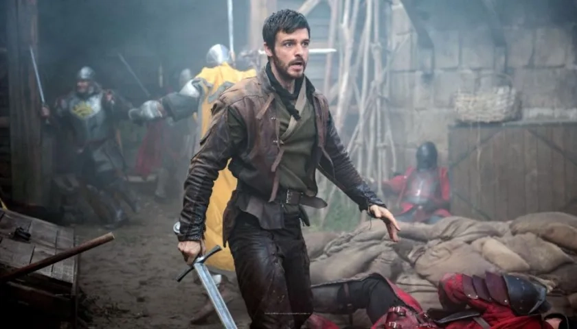 El actor estadounidense Jake Stormoen en pleno rodaje.