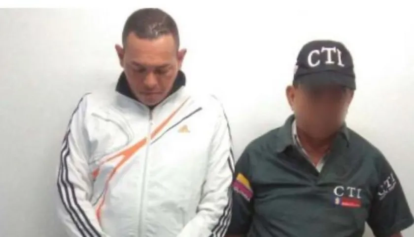 Yider Alex Tocar Bracamonte, capturado.