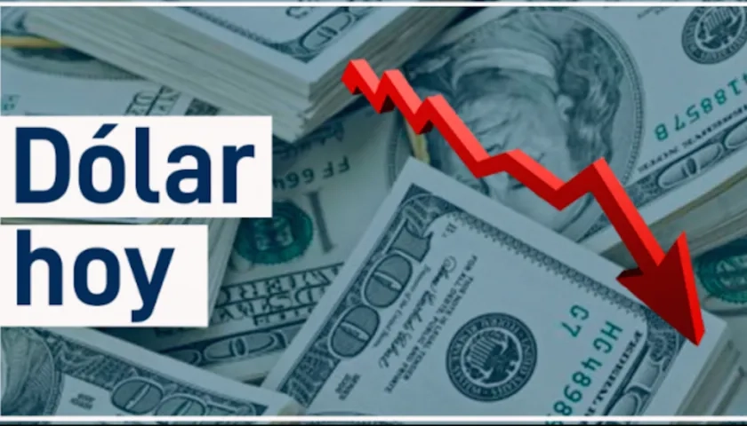 El dólar inició este viernes a la baja.