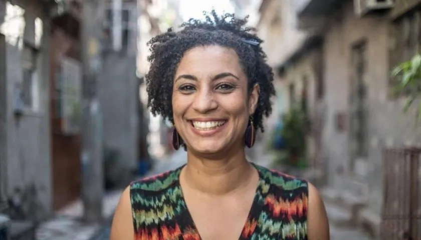 La activista brasileña de derechos humanos Marielle Franco.