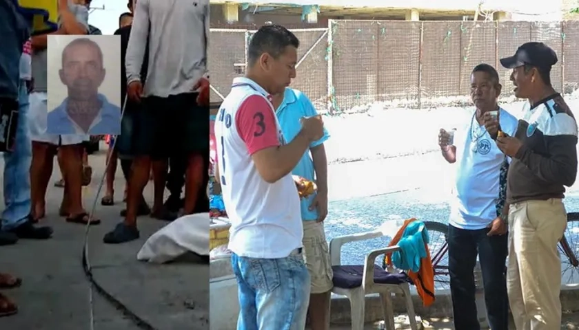 Jhon Francisco Pineda Vargas y sus familiares.