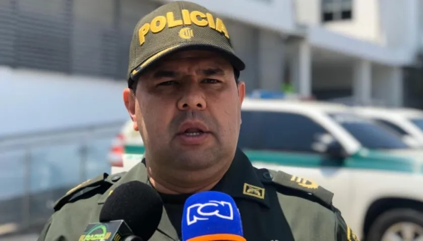 Yecid Peña, comandante operativo de la Mebar.