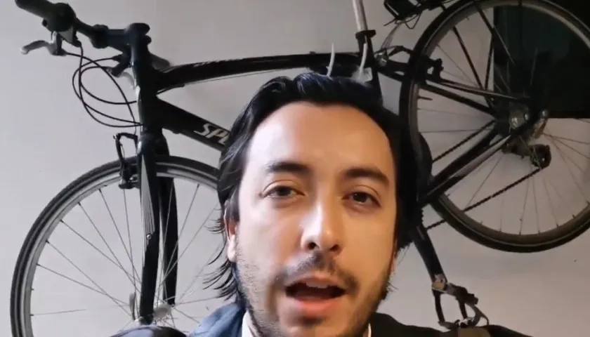 Secretario de Movilidad de Medellín, Carlos Cadena-Gaitán.