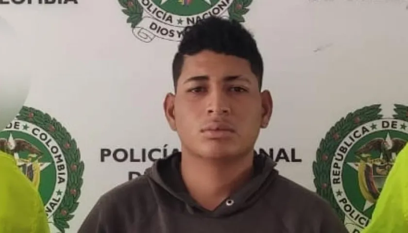 José David González Hernández, capturado.