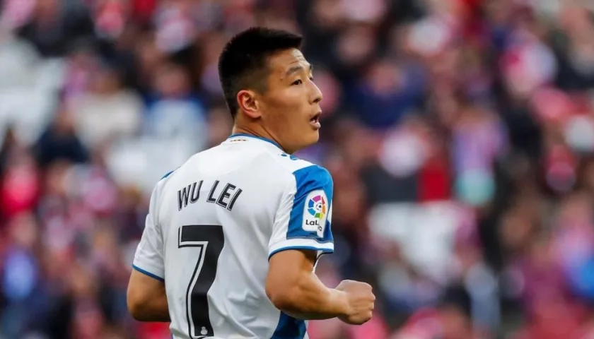 Wu Lei, centrocampista del Espanyol.