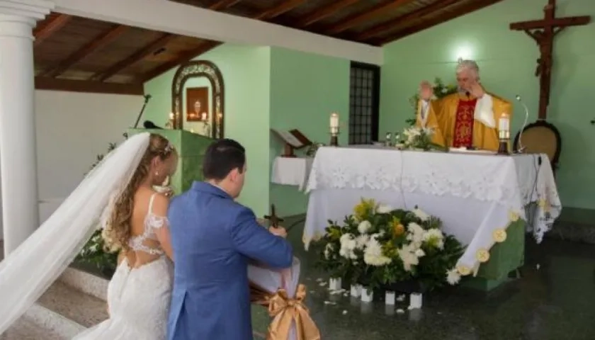 Matrimonio del congresista Erwin Arias.