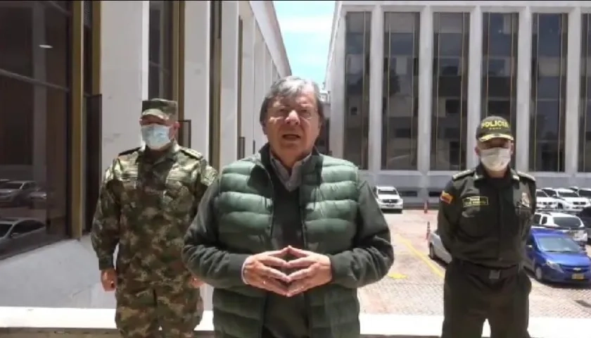 El Ministro de Defensa, Carlos Holmes Trujillo.