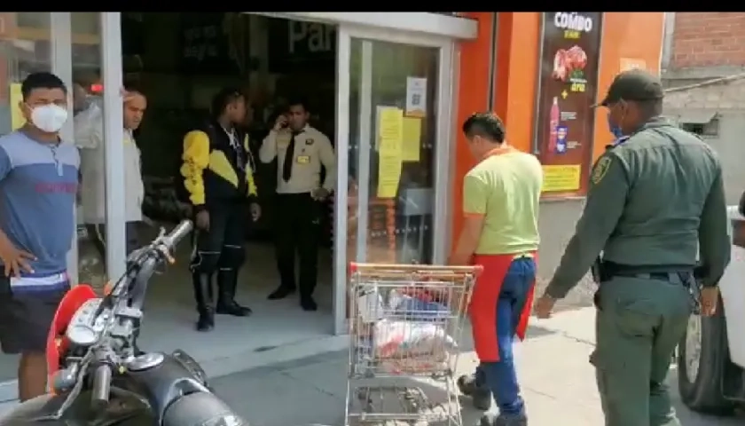 Recuperación de mercancia en Cartagena.