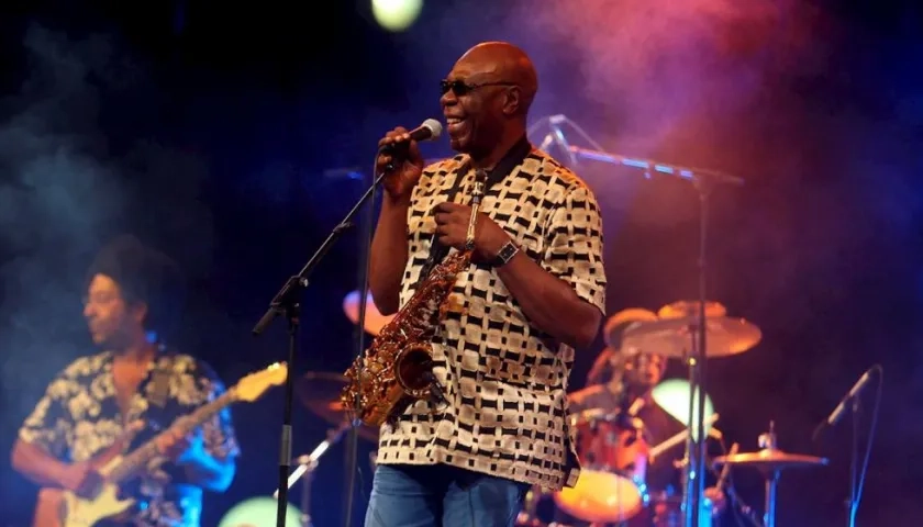 El músico camerunés Manu Dibango.