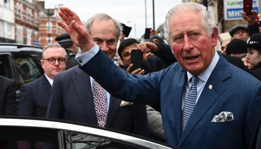 El príncipe Carlos, heredero de la corona británica.