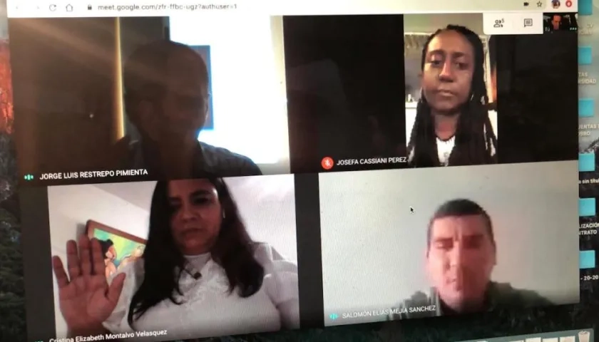 Posesión virtual de Cristina Elizabeth Montalvo Velásquez.