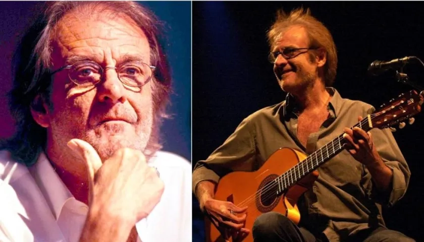 Fotografías de archivo del cantautor madrileño Luis Eduardo Aute, fallecido este sábado.