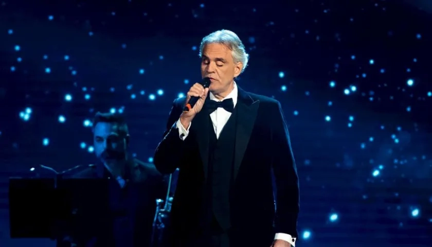 El tenor italiano Andrea Bocelli