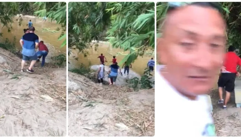 En video quedaron capturados los integrantes de la fiesta en cuarentena