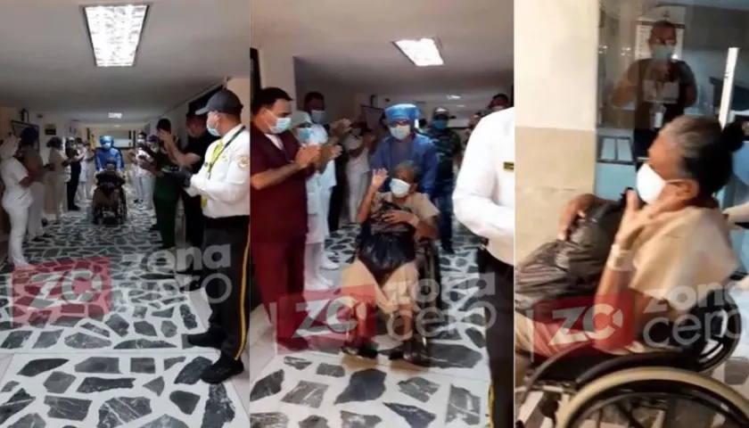 La adulta mayor que le ganó la batalla al coronavirus