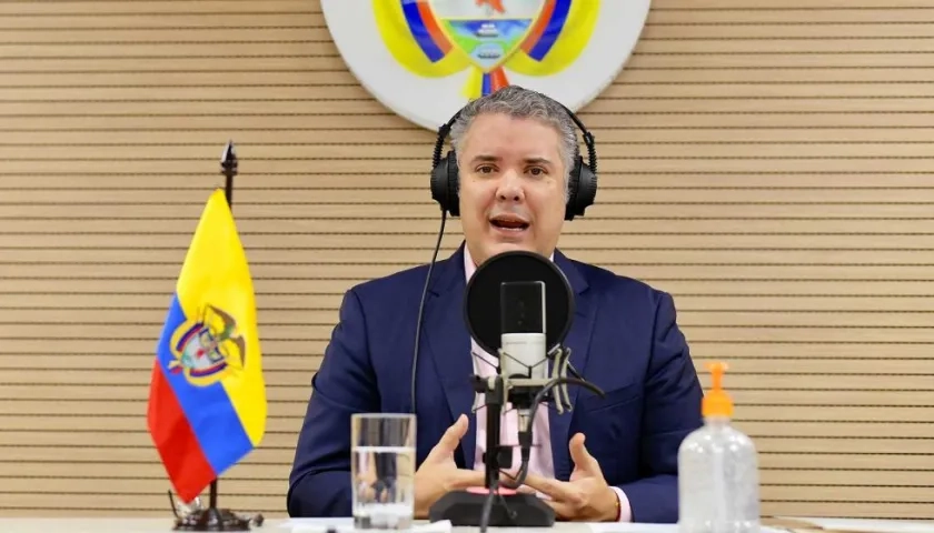 Presidente Duque en entrevista este viernes reveló el decálogo del aislamiento inteligente.