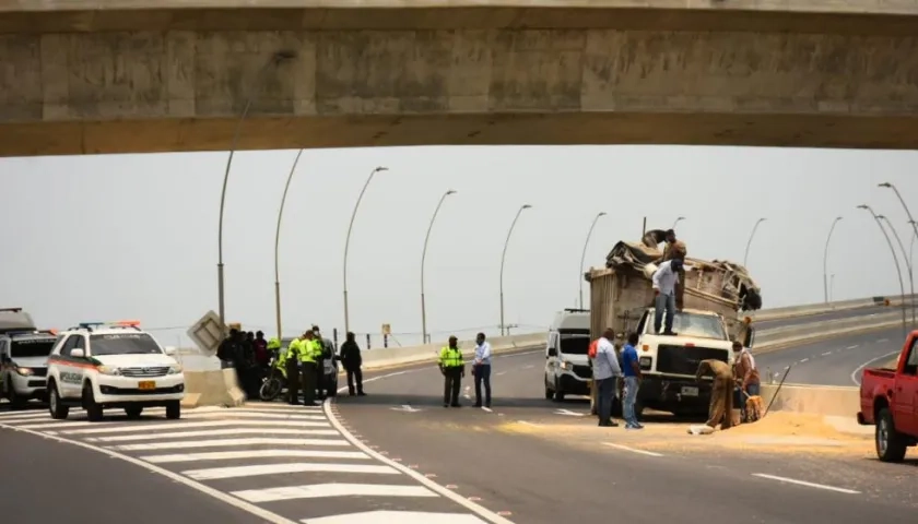 Lugar del accidente.