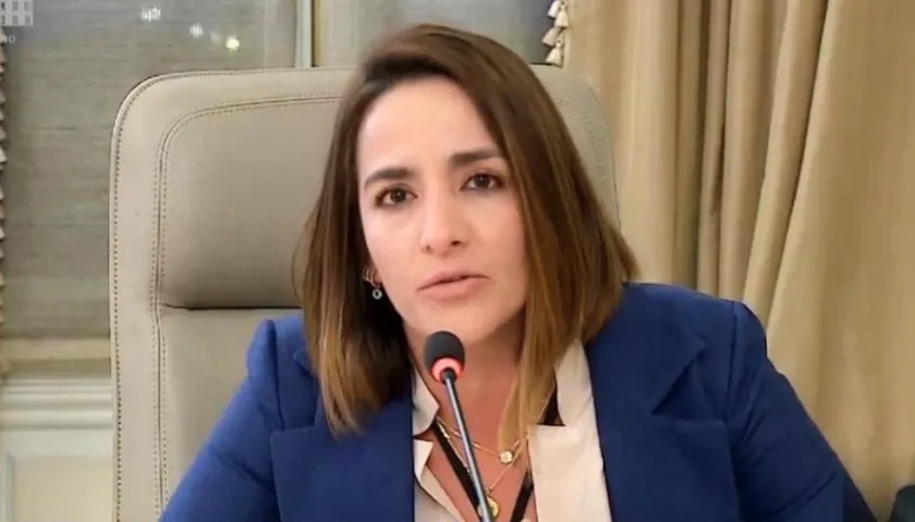 La directora nacional del ICBF, Lina Arbeláez.