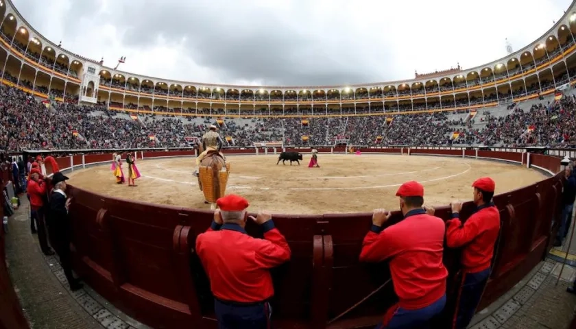 Vista general de la plaza de Las Ventas durante el primer festejo de la Feria de San Isidro.