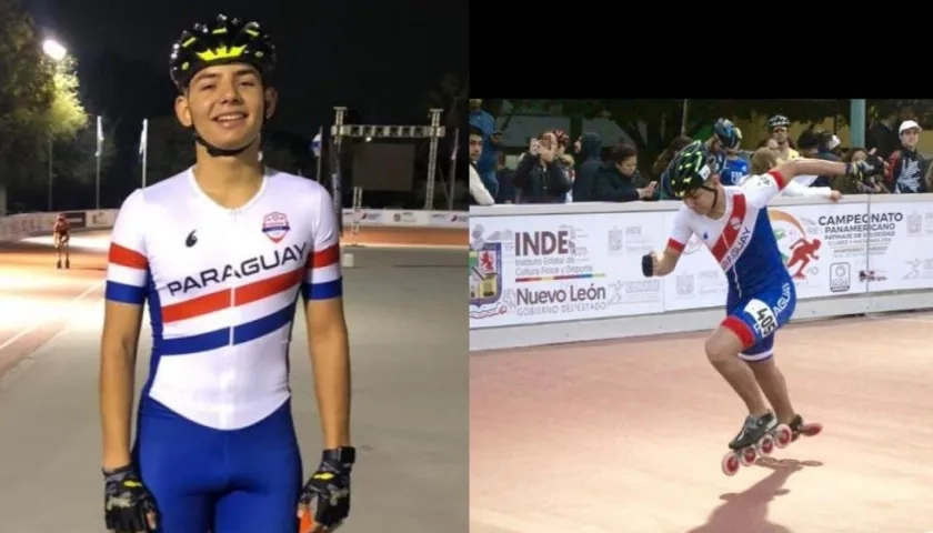 José Daniel Moncada es colombiano y compite por Paraguay.