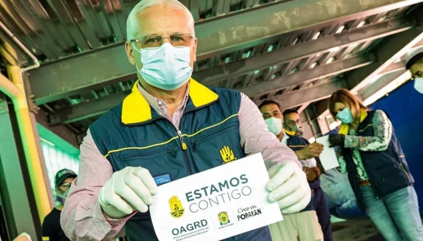 Alcalde de Popayán, Juan Carlos López Castrillón.