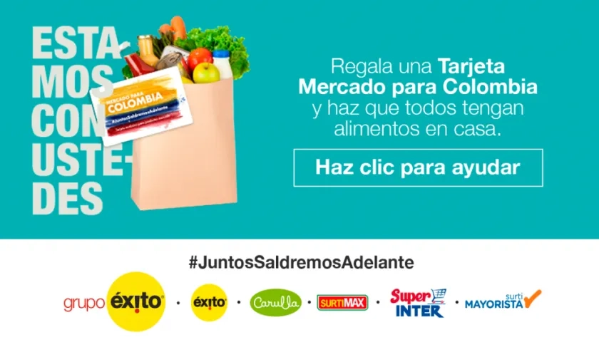 Tarjeta mercado para Colombia
