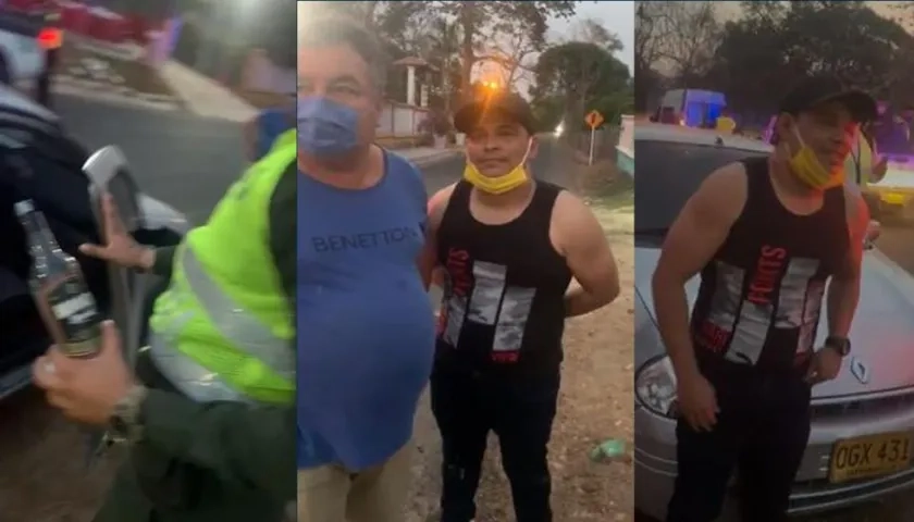 El exconcejal Olimpo Martínez y el concejal Fabián Bonet.