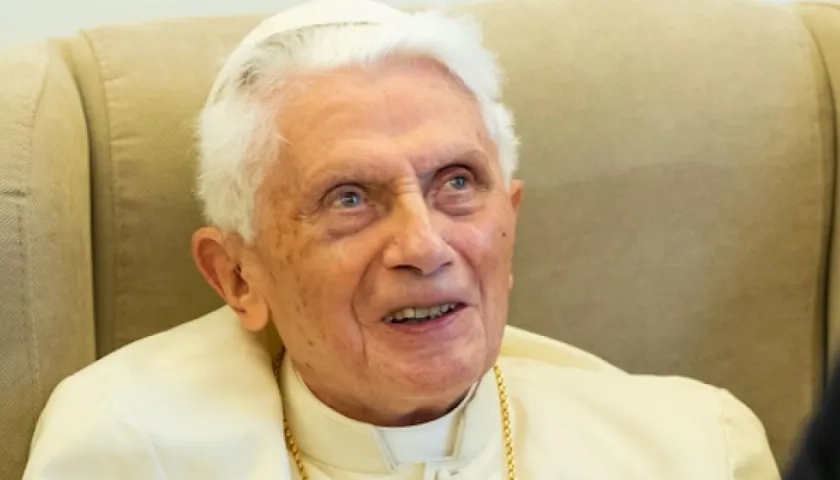 El Papa emérito Benedicto XVI.