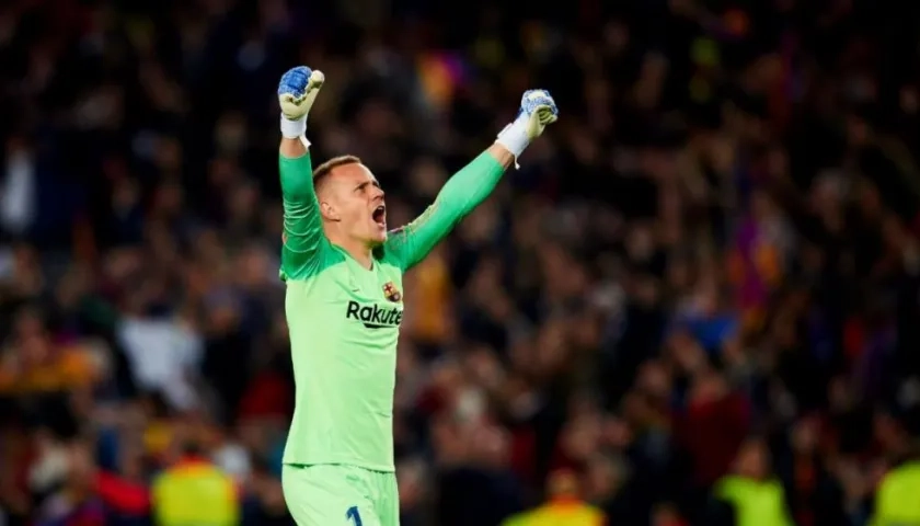 El portero del Barcelona Marc-André ter Stegen.