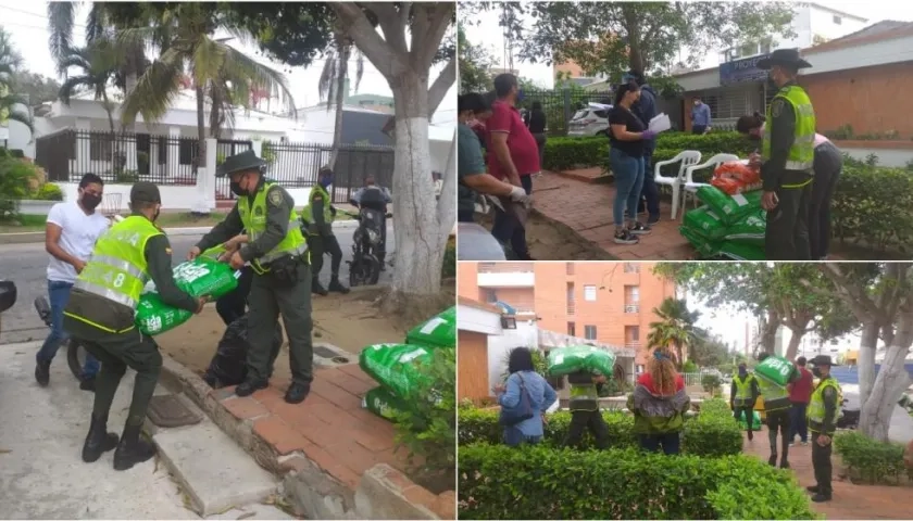 Fotos de la actividad de la Policía Ambiental y Ecológica y Fuama.