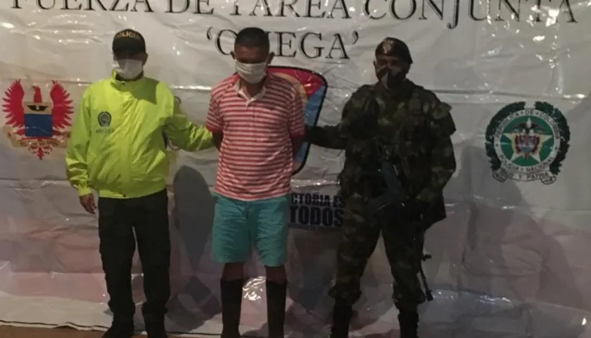  Yohan Arley Fajardo Medina, presunto integrante de un grupo residual que delinque en Meta y Guaviare.