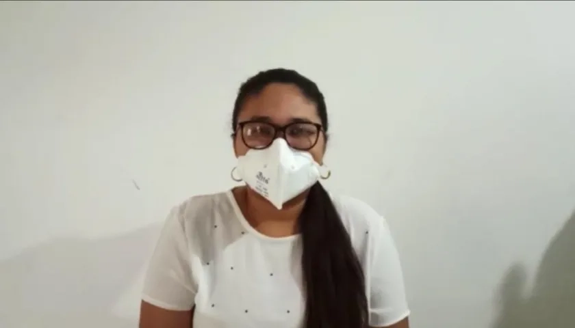 Katty Cervantes, profesional barranquillera liderando la campaña.