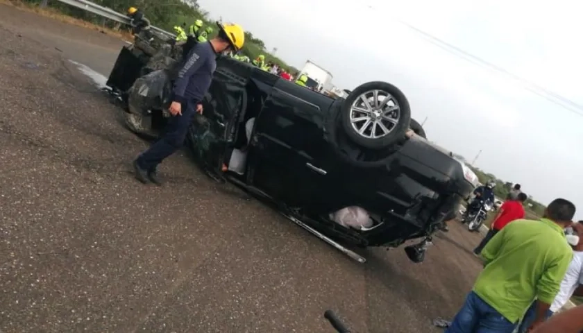 Estado en que quedó el vehículo.