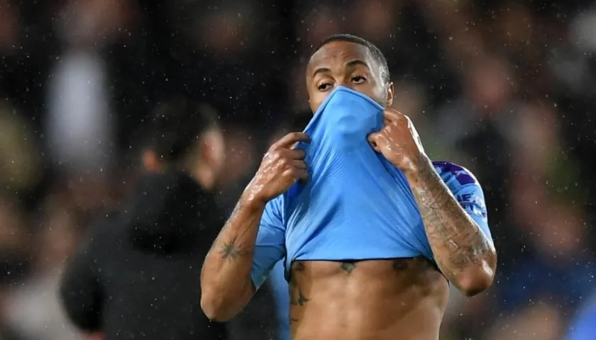 Raheem Sterling, jugador del Manchester City.