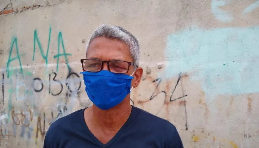 Adolfo De la Torre, líder comunitario del barrio Rebolo,