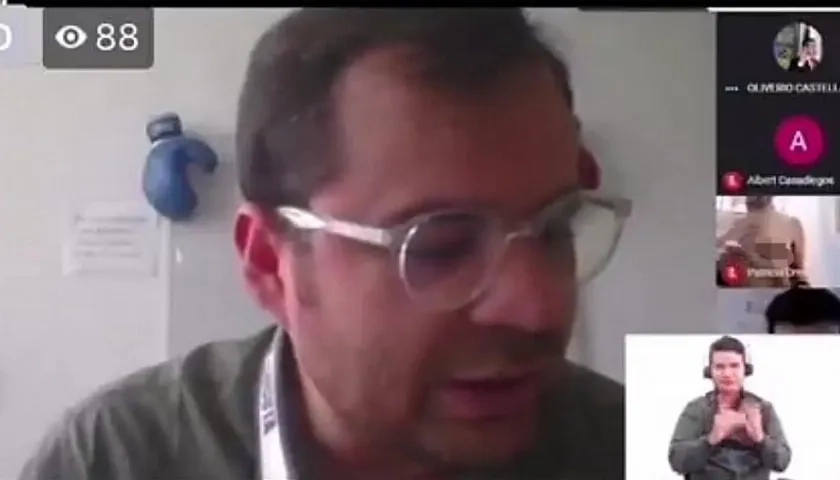 Momentos del suceso.