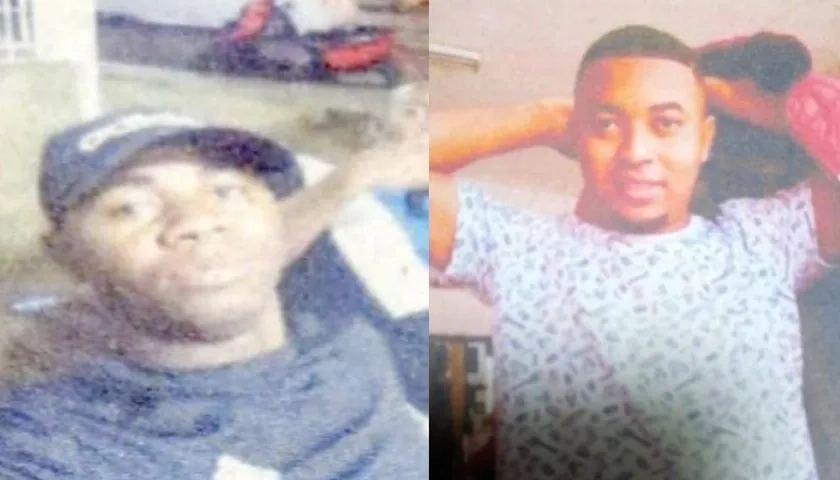  John Jairo Cáceres Yepes, alias ‘John Tommy; en la otra foto alias 'Palomita'.