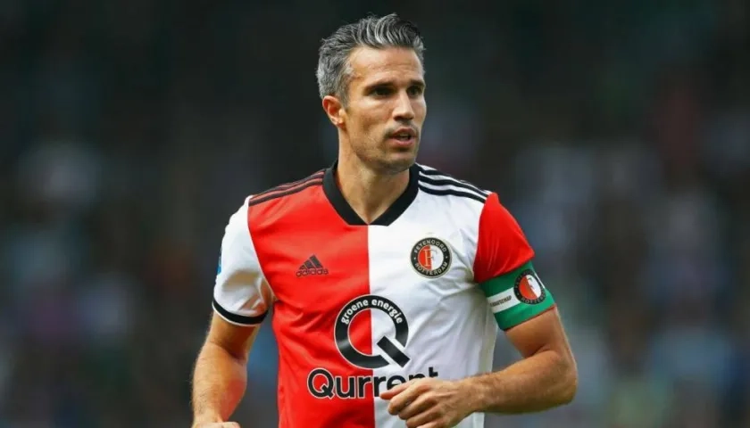  Exfutbolista Robin van Persie.