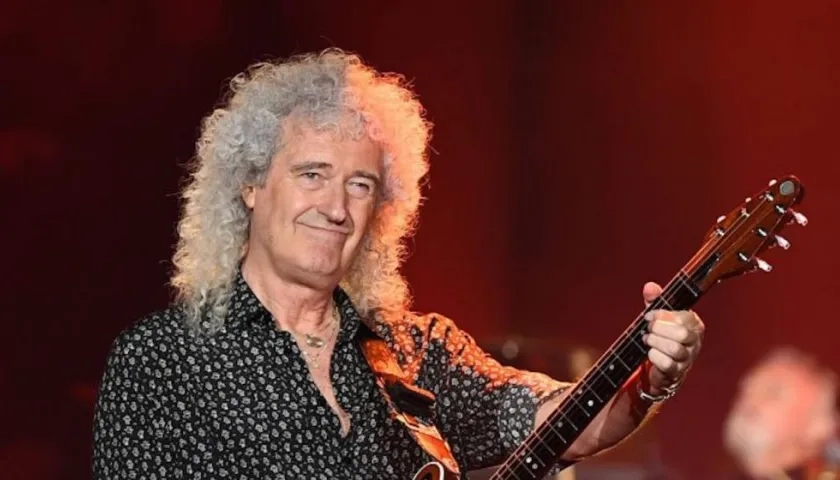 El veterano guitarrista de Queen Brian May.