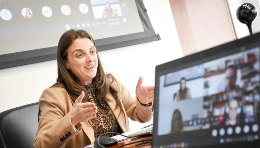 La ministra de las TIC, Karen Abudinen.