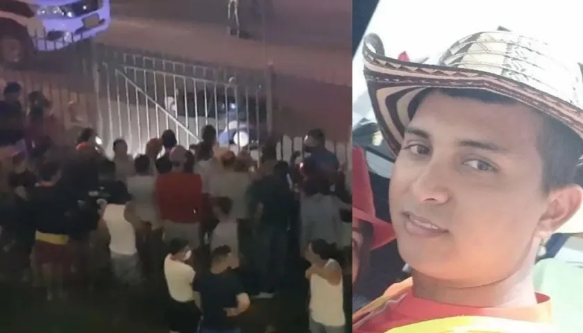 Cristian Andrés Díazgranados murió en el acto.