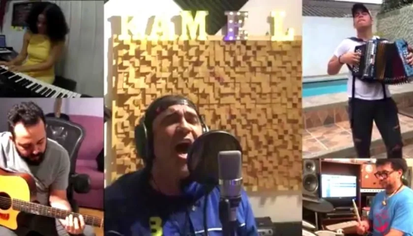 Imagen del video de la canción.