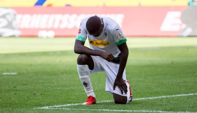 El delantero francés Marcus Thuram.