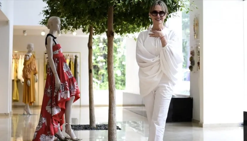 La diseñadora barranquillera Silvia Tcherassi.