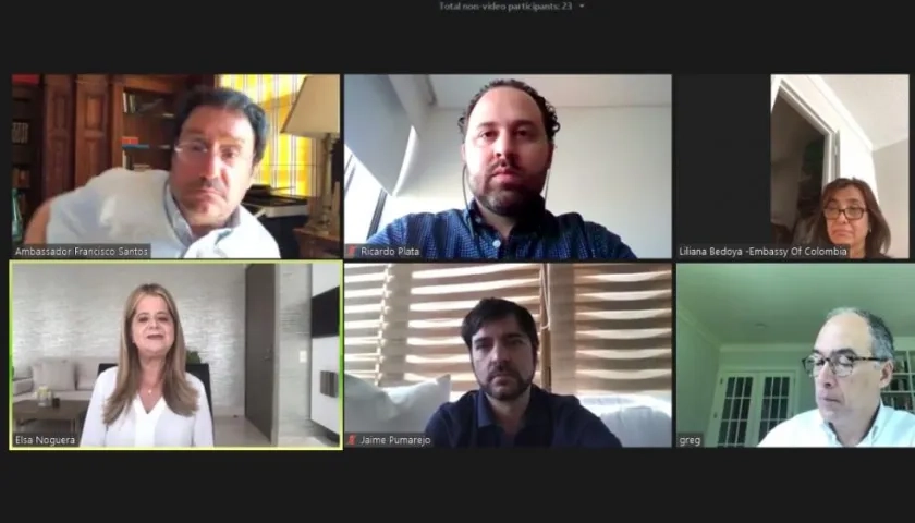 La reunión virtual.