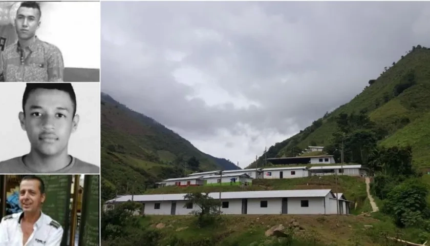 Imagen de las tres personas asesinadas en Ituango.