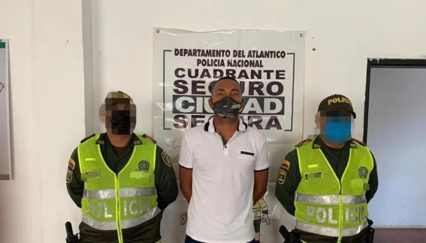 El indiciado fue capturado por la Policía de Atlantico.