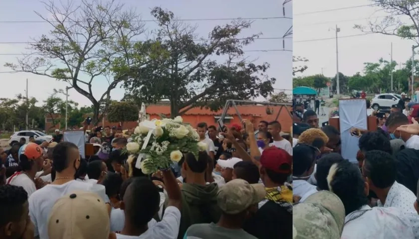 Sepelio de Yesid José González Gutiérrez.