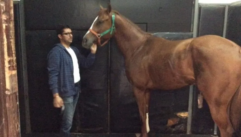 Ocean Bay, con quien fue su entrenador Ramón García.